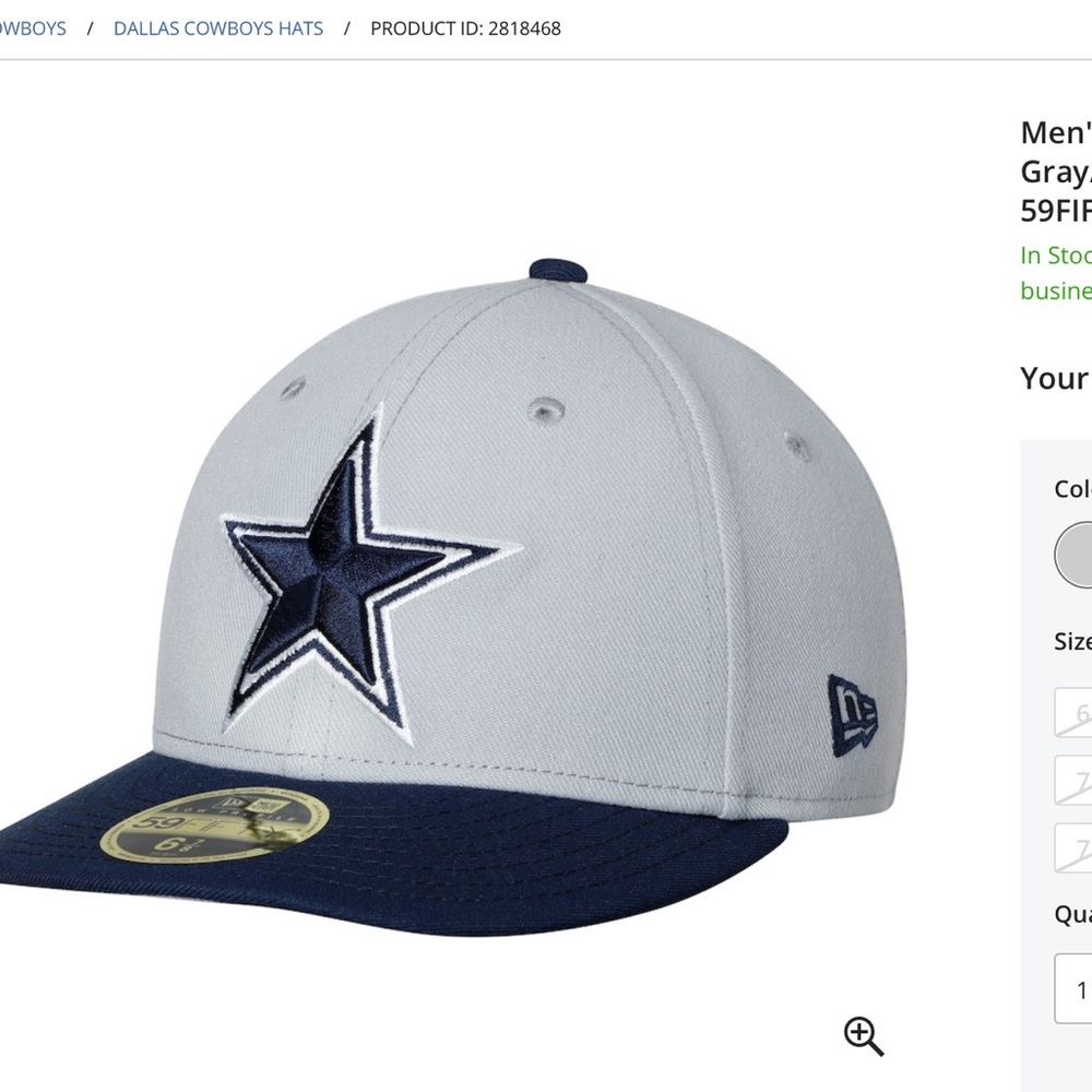 Dallas Cowboy 59fifty Fitted hat
